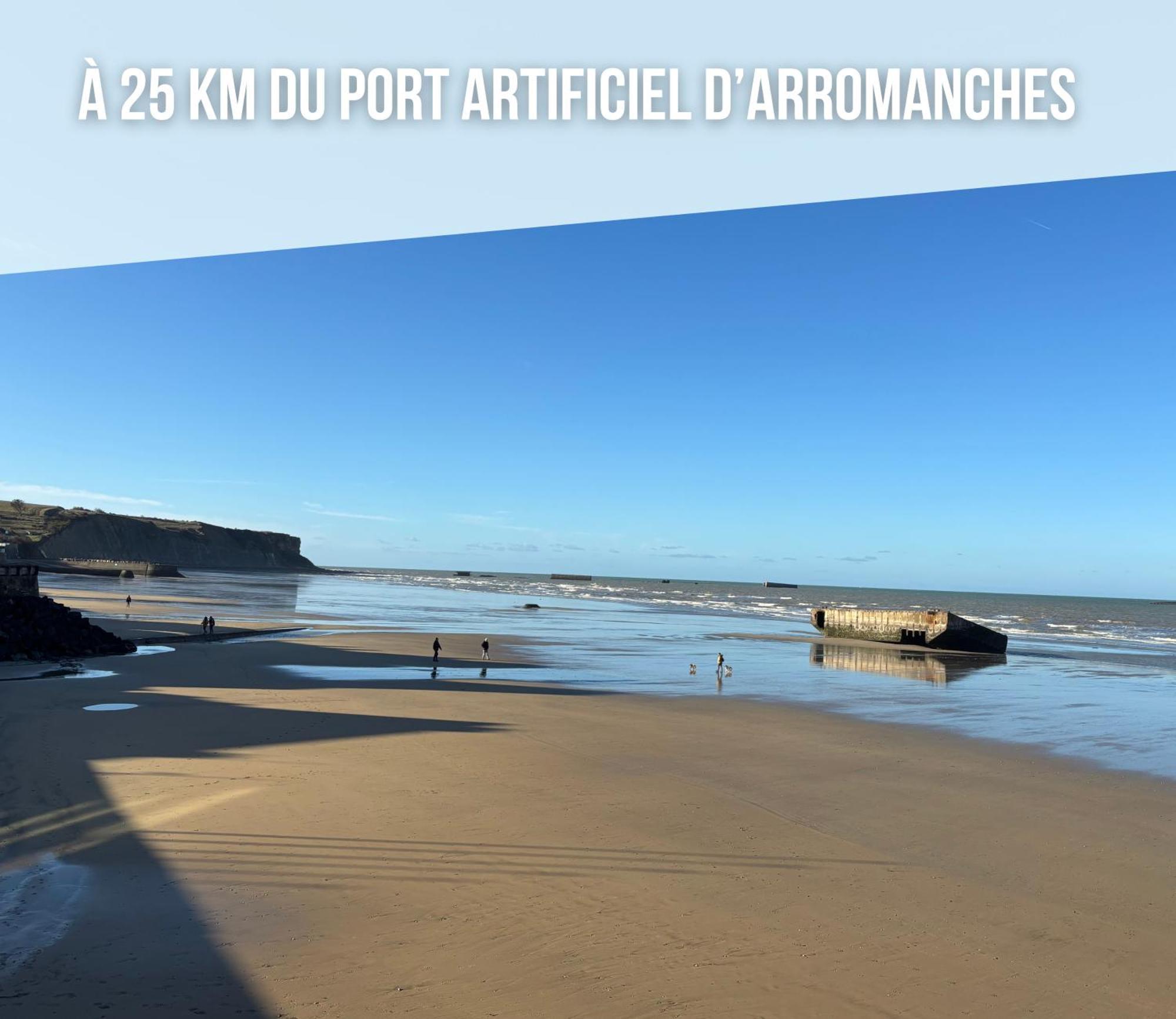 La Fromagerie Maison Lumineuse Et Spacieuse Beau Sejour 5 Ch 2 Wc 1 Sdb Grand Jardin Clos 5Mn A Pied Commerces 10 Mn Plage Omaha Beach Proche Plages Du Debarquement Trevieres 外观 照片