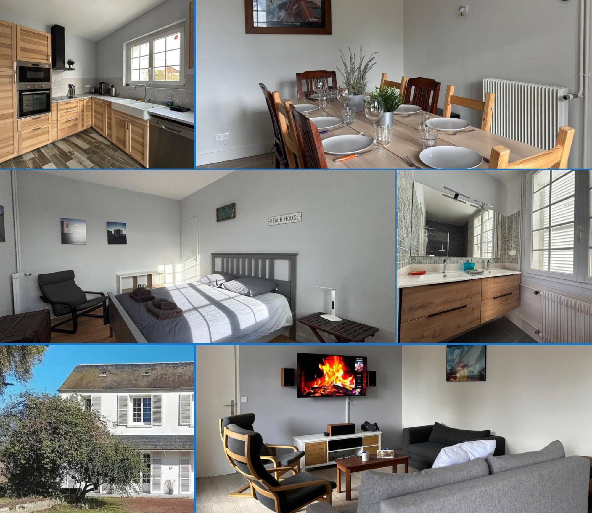 La Fromagerie Maison Lumineuse Et Spacieuse Beau Sejour 5 Ch 2 Wc 1 Sdb Grand Jardin Clos 5Mn A Pied Commerces 10 Mn Plage Omaha Beach Proche Plages Du Debarquement Trevieres 外观 照片
